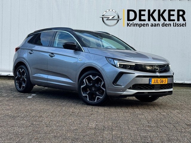 Opel Grandland 1.6 Turbo Plug-In Hybrid Ultimate Elegance me, Auto's, 4 cilinders, Leder en Stof, Hybride Elektrisch/Benzine, SUV of Terreinwagen