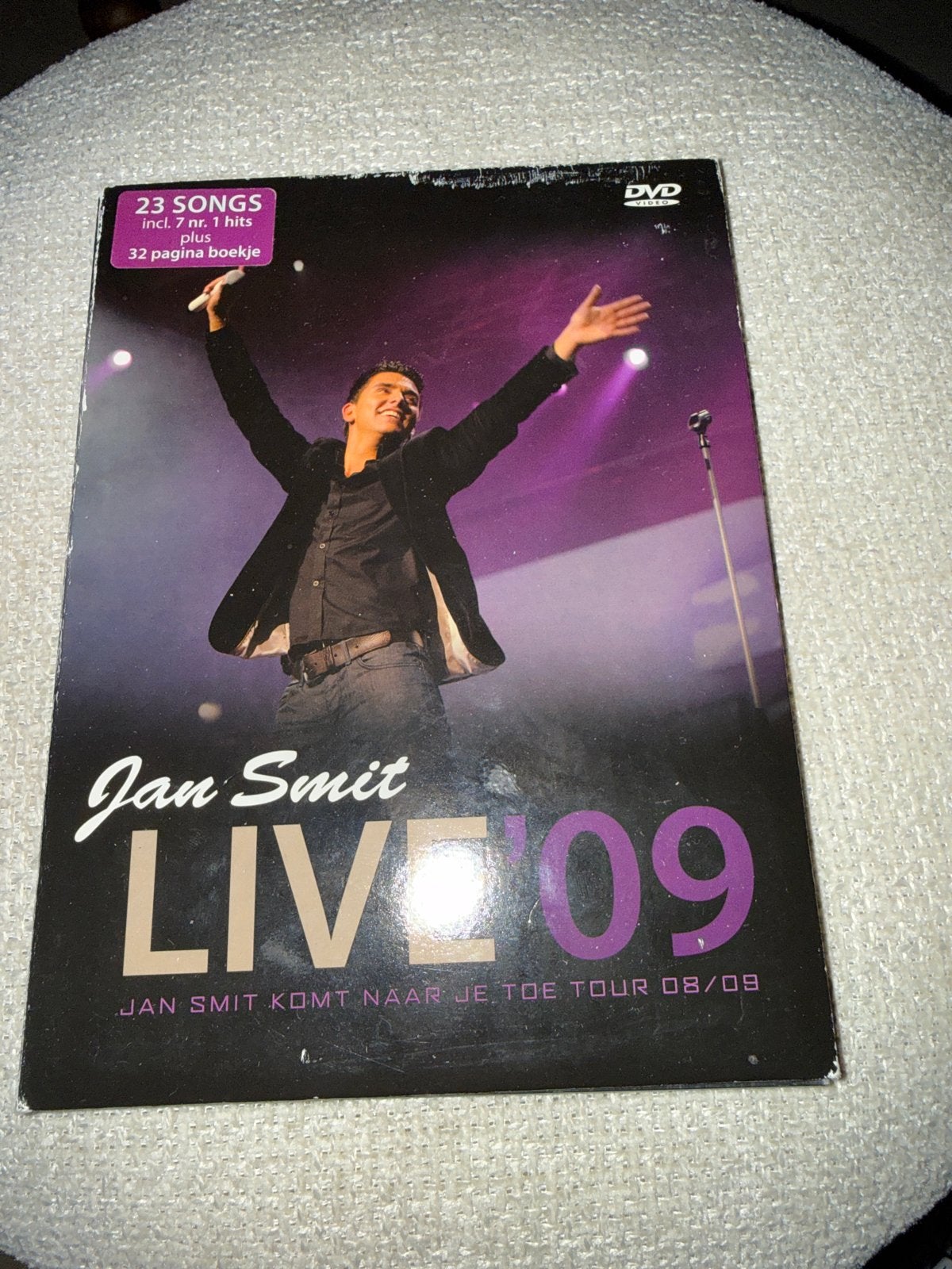 Jan Smit Live 09 DVD - Jan Smit Komt Naar Je Toe Tour, Ophalen of Verzenden, Gebruikt, Concert, Inclusief boekje