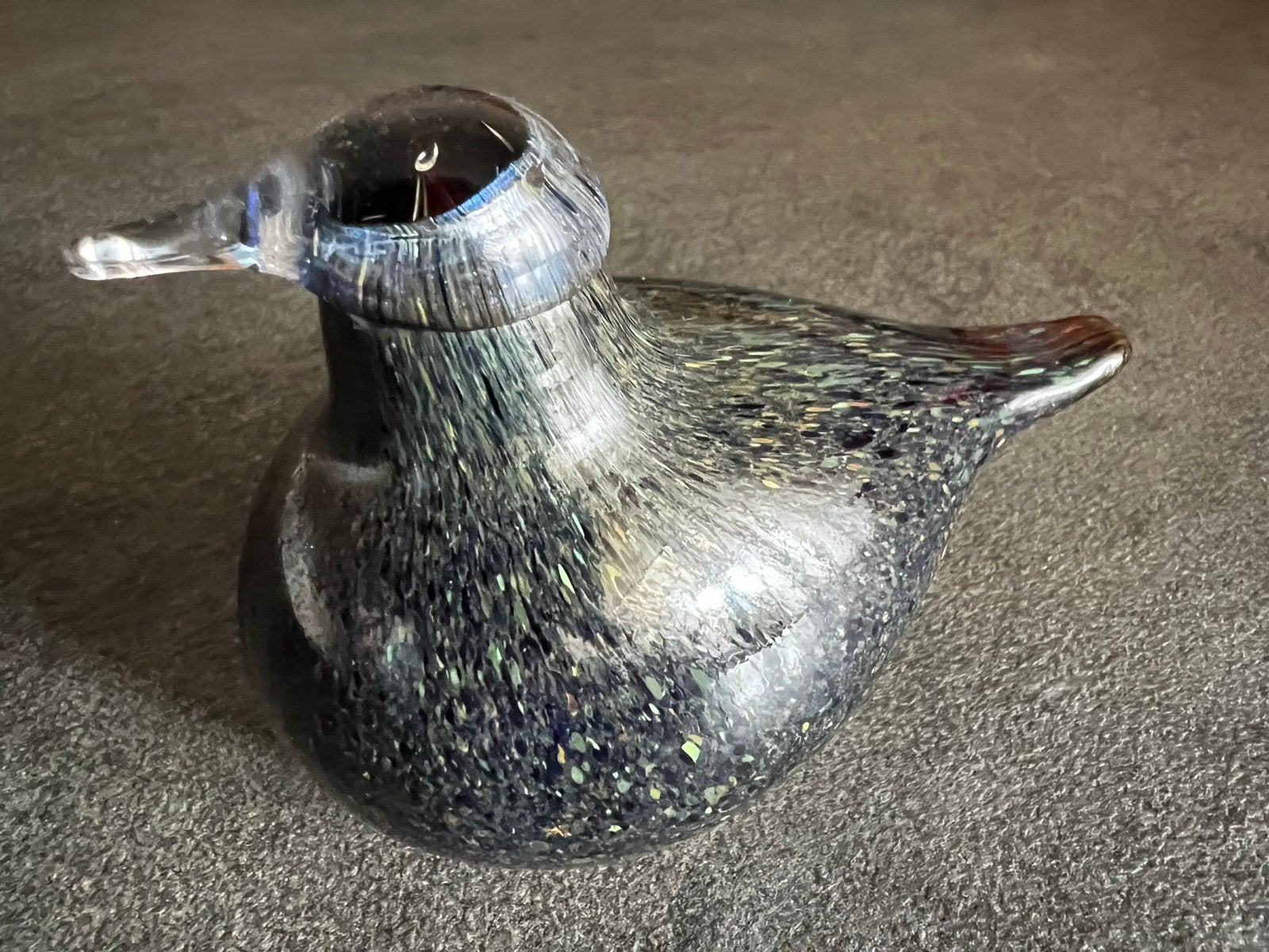 Iittala Oiva Toikka Koppelo / Wood Grouse (Female) 2001, Antiek en Kunst, Glas, Ophalen of Verzenden, Handgemaakt, Beeld