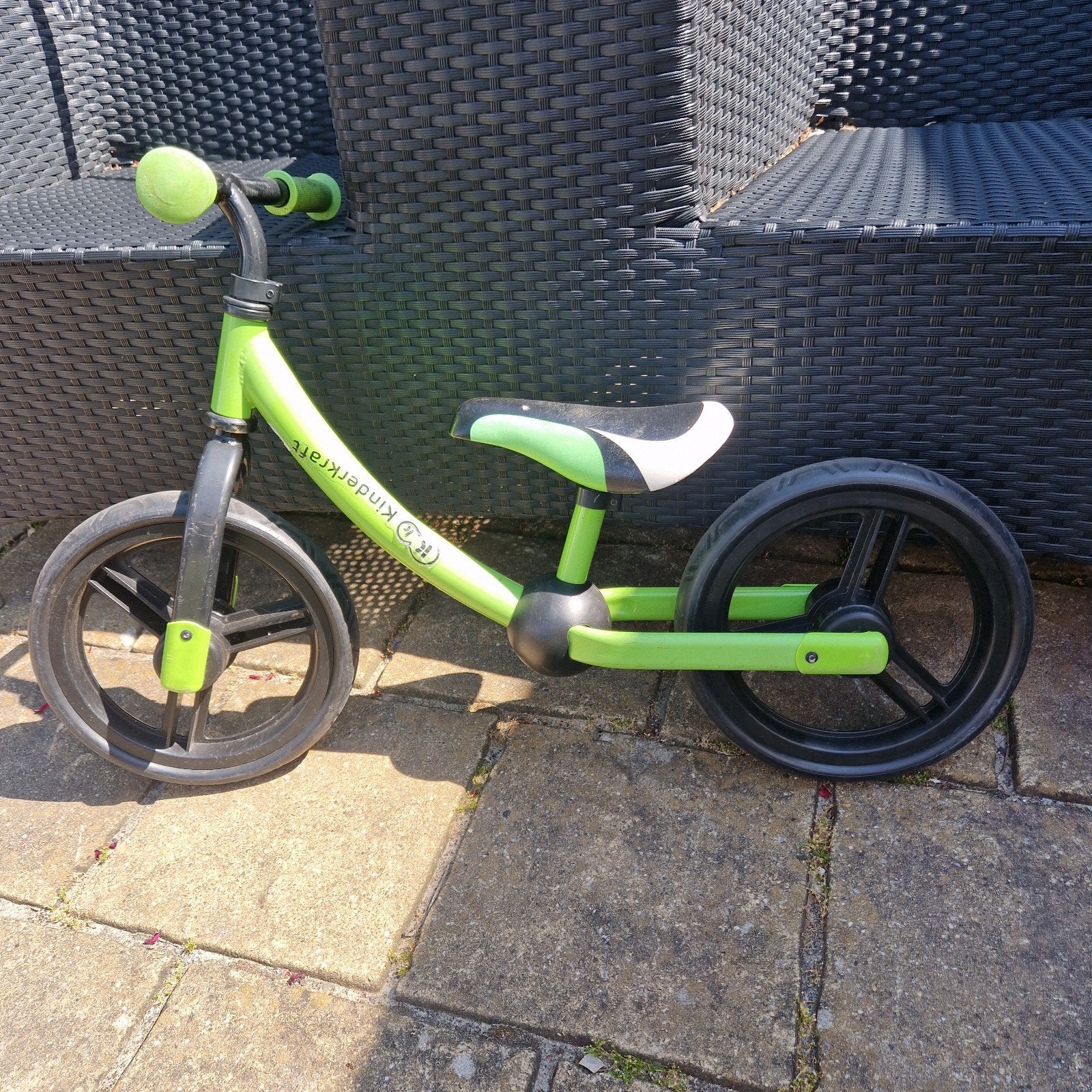 Loopfiets, Ophalen