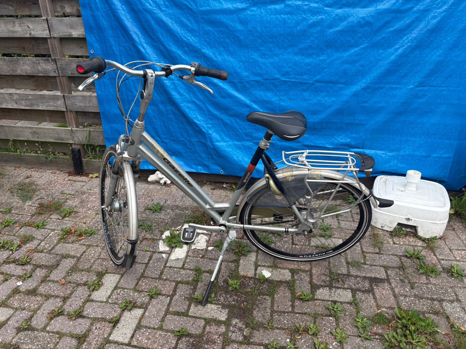 Gazelle damesfiets, Fietsen en Brommers, Ophalen, Minder dan 10 versnellingen, Gebruikt, Vering