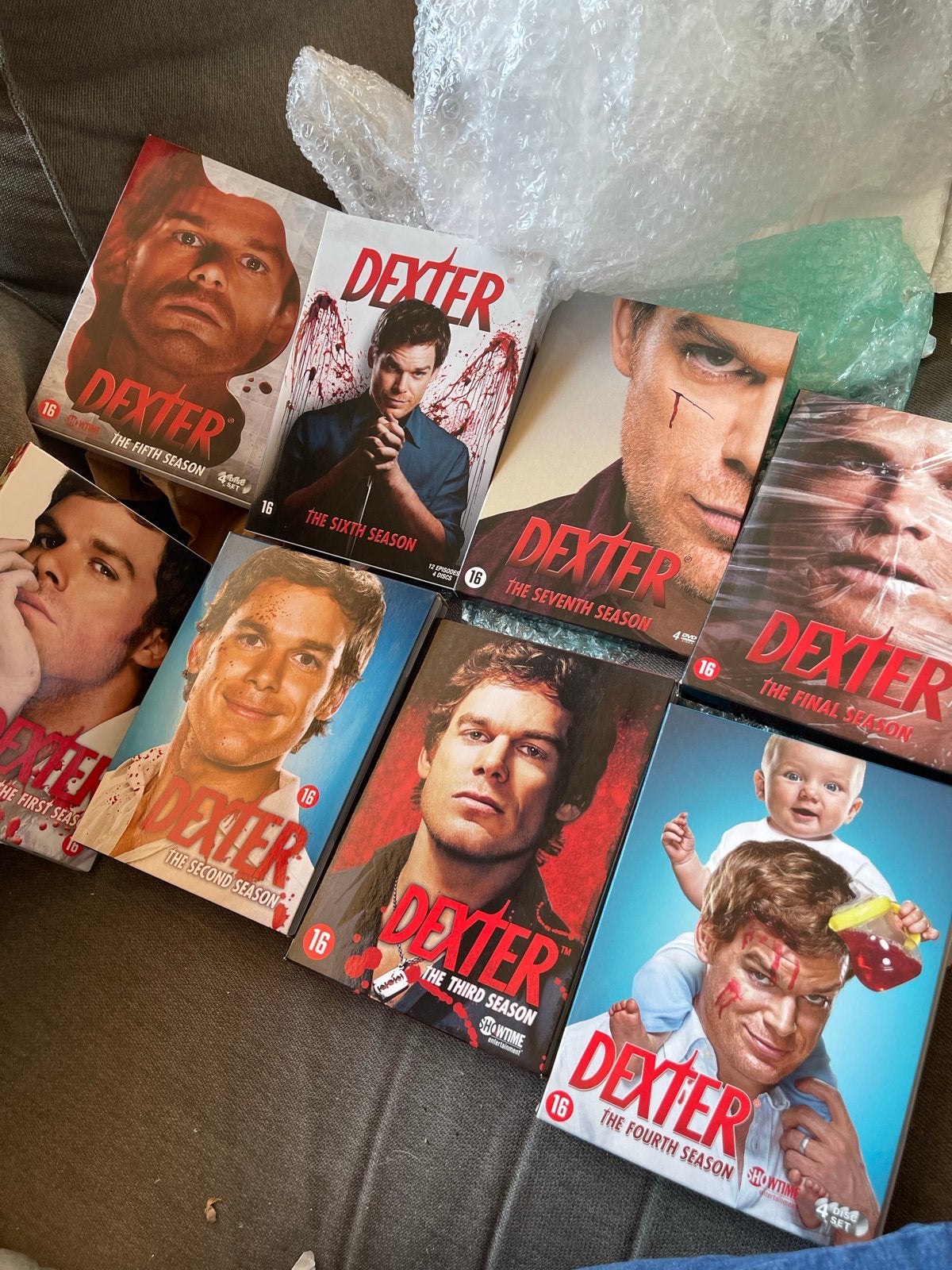Dexter Complete Serie DVD Boxset (Seizoen 1-8), Vanaf 16 jaar, Boxset, Actiethriller, Ophalen of Verzenden