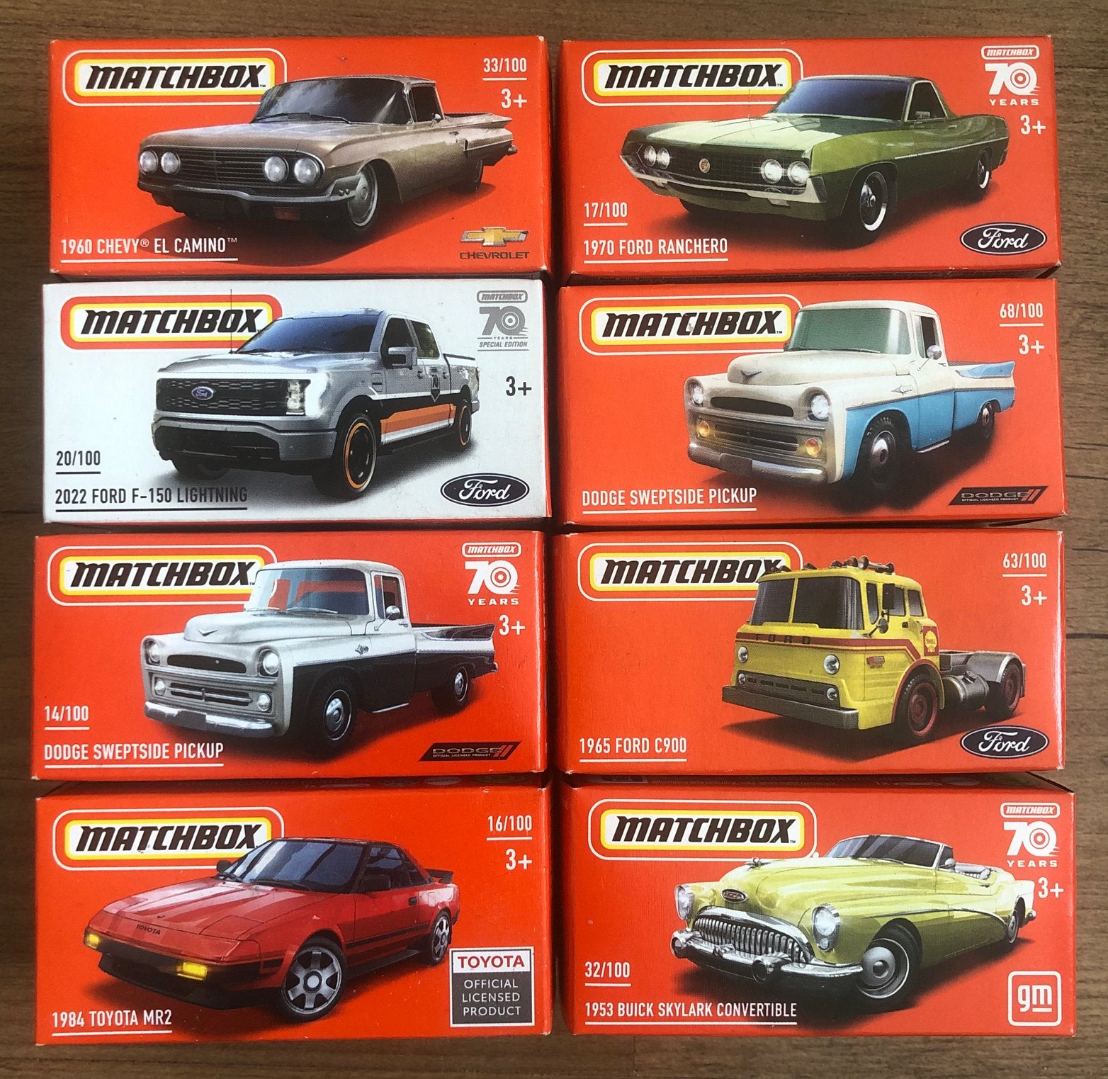 Matchbox 70 Jaar Jubileum Collectie - 8 Nieuwe Modellen, Ophalen of Verzenden, Nieuw, Auto, Matchbox