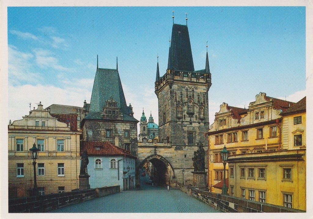 Tsjechie Praag Poort > Oostenrijk, Verzenden, 1960 tot 1980, Gelopen, Gebouw