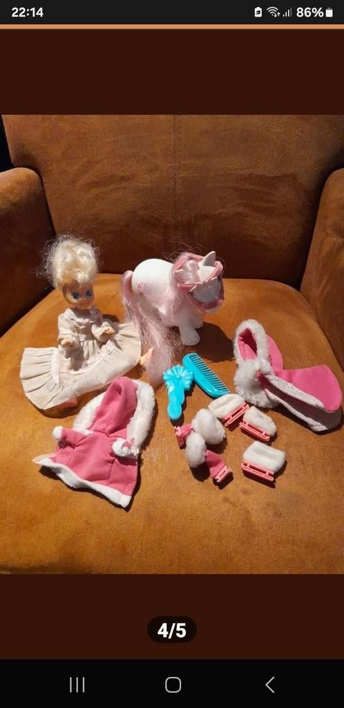 My lilltle pony G1 sundance en megan incl accesoires, Verzenden