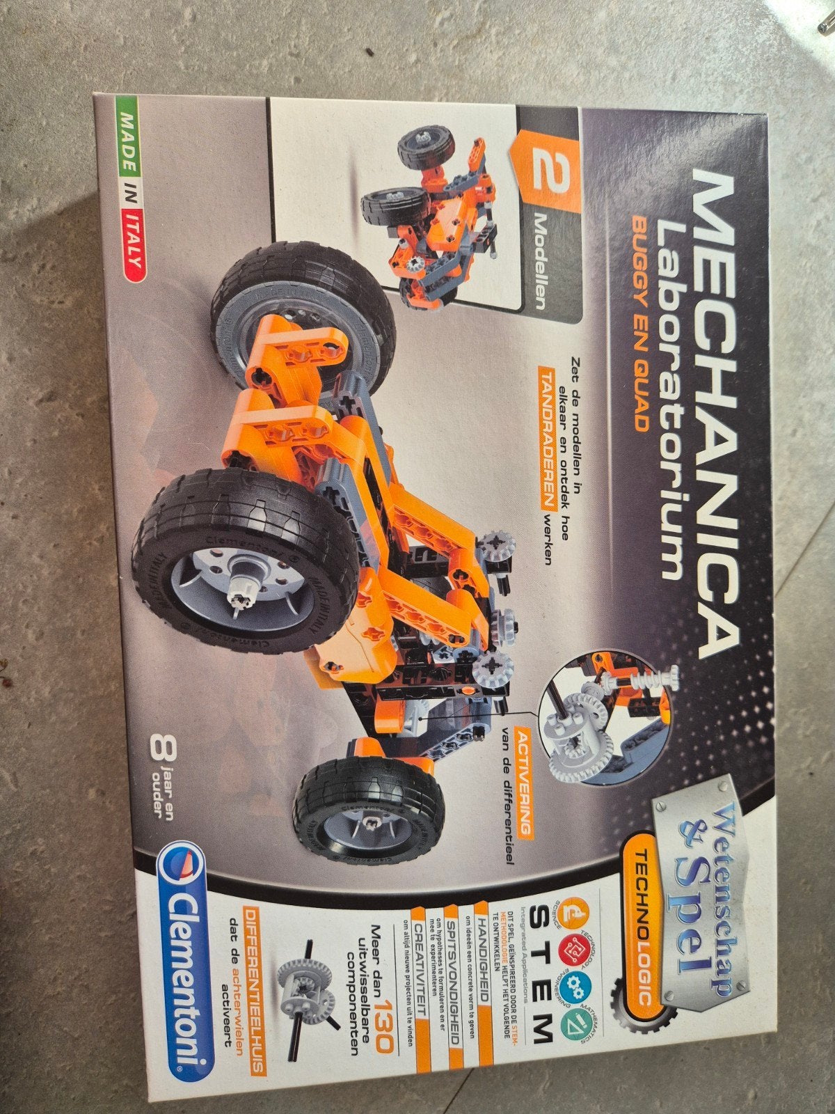 Clementoni Mechanica Laboratorium Buggy en Quad, Kinderen en Baby's, Speelgoed | Educatief en Creatief, Ophalen of Verzenden, Zo goed als nieuw