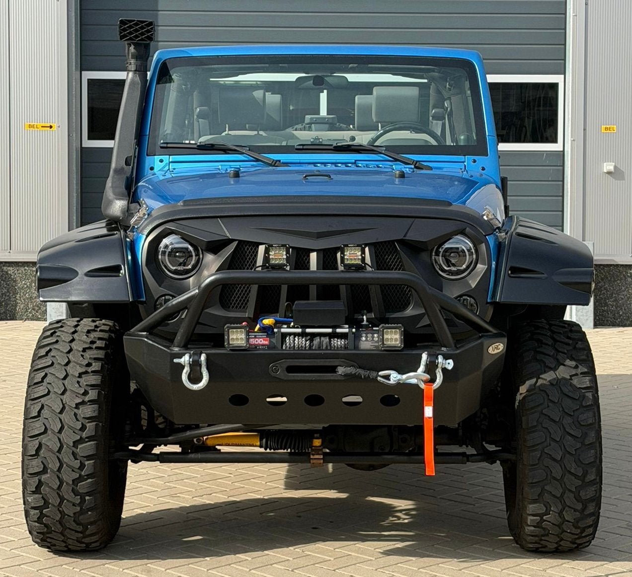 ‼️JEEP WRANGLER JK 3.8 V6 200PK EXTREME OFFROAD YOUNGTIMER‼️, Auto's, Stof, 1800 kg, Blauw, Bedrijf