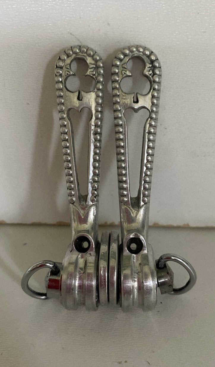 Campagnolo Record colnago Shifters -  vintage, Gebruikt, Ophalen of Verzenden, Derailleur of Ketting, Aluminium