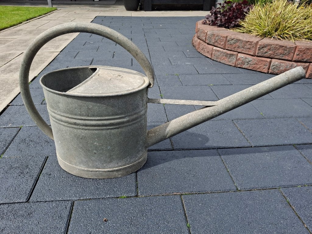 zinken gieter, Ophalen, Gebruikt, Metaal