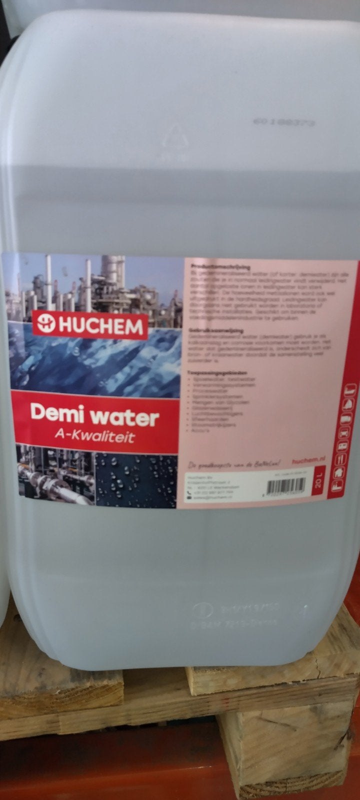 Huchem Demiwater A-Kwaliteit (20L cans - 9,5 stuks), Ophalen, Nieuw