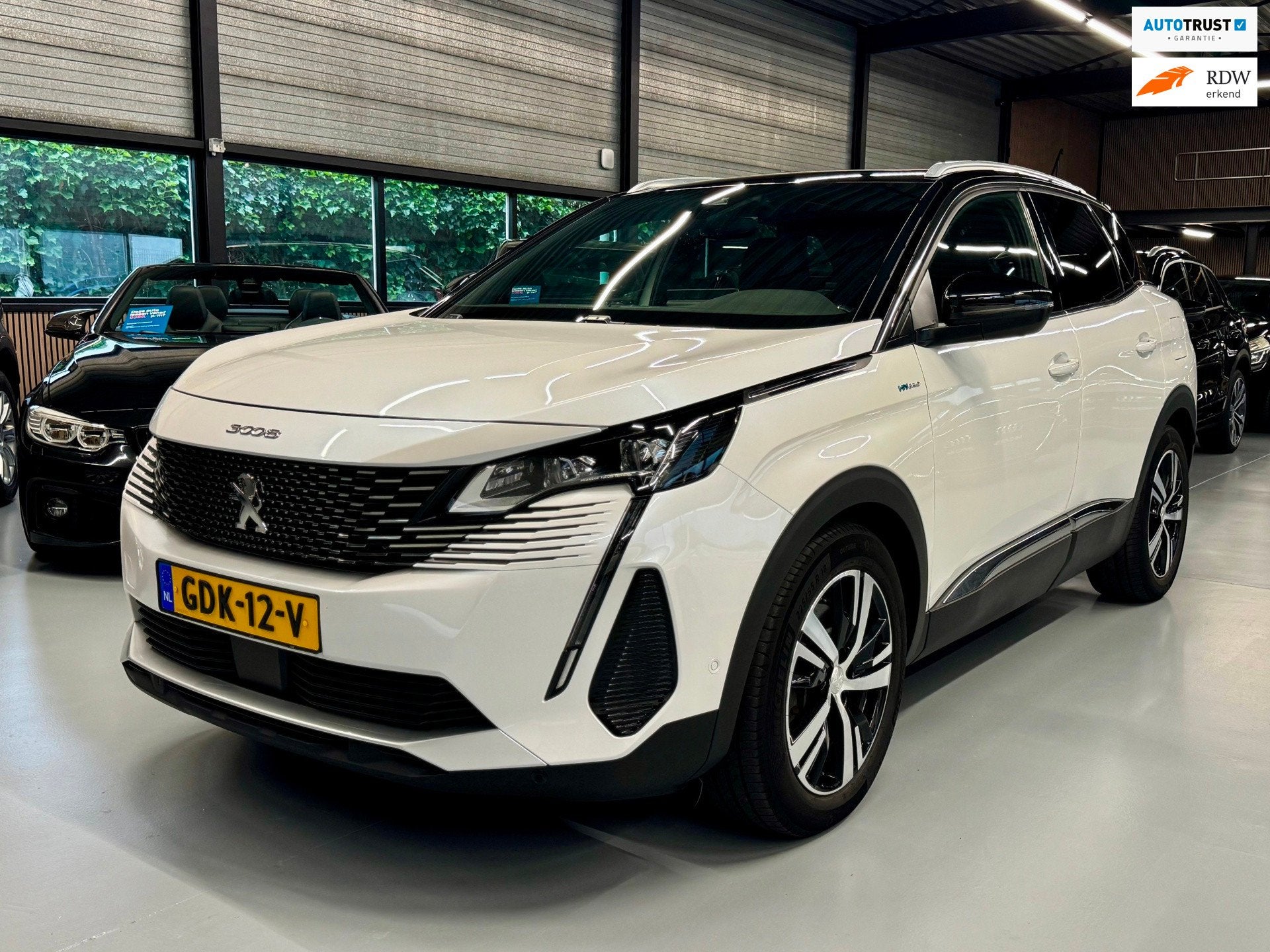 Peugeot 3008 1.6 HYbrid 225 GT Pano/Camera/Parelmoer, Euro 6, 181 pk, Wit, Plug-in hybride