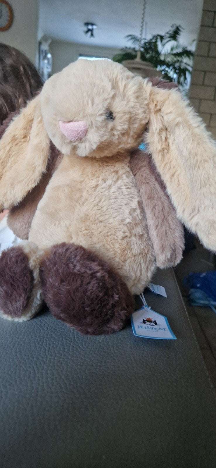 Jellycat Bashful Patchwork Bunny Konijn Knuffel - Nieuw, Jellycat, Ophalen of Verzenden, Met label, Meerkleurig