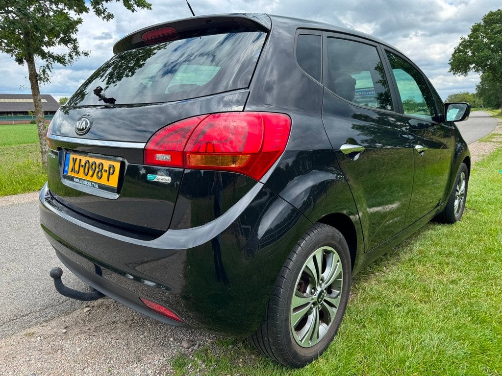 Kia Venga 1.6 CVVT ExecutiveLine top onderhouden|navigatie|t, Auto's, Kia, Gebruikt, 4 cilinders, Leder en Stof, Zwart
