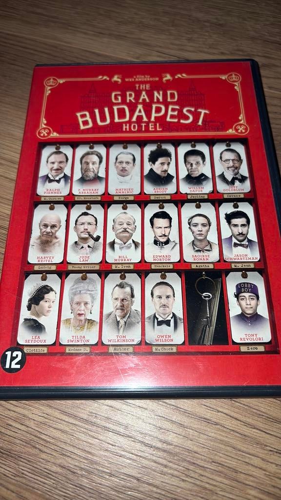 The Grand Budapest Hotel van Wes Anderson., Cd's en Dvd's, Vanaf 16 jaar, Ophalen of Verzenden, Zo goed als nieuw, Overige gebieden