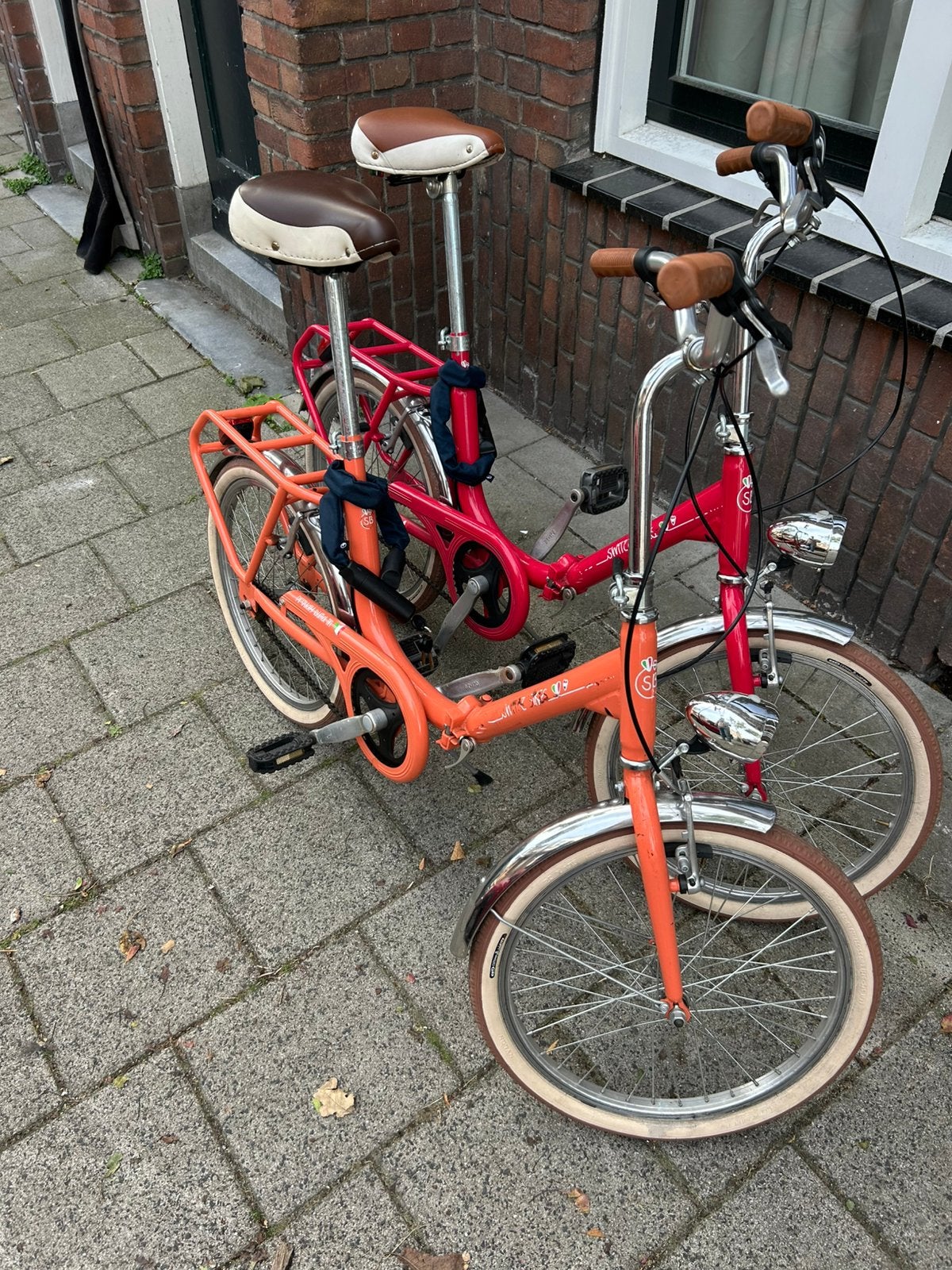 2x compacte Smitz Bikes vouwfietsen, Ophalen, Gebruikt, Totaal opvouwbaar, 20 inch of meer