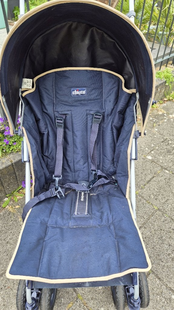 Chicco Buggy, wandelwagen, Kinderwagen, blauw. S48, Tweedehands verkoop, Tweedehands verkoop, Gebruikt, Ophalen of Verzenden