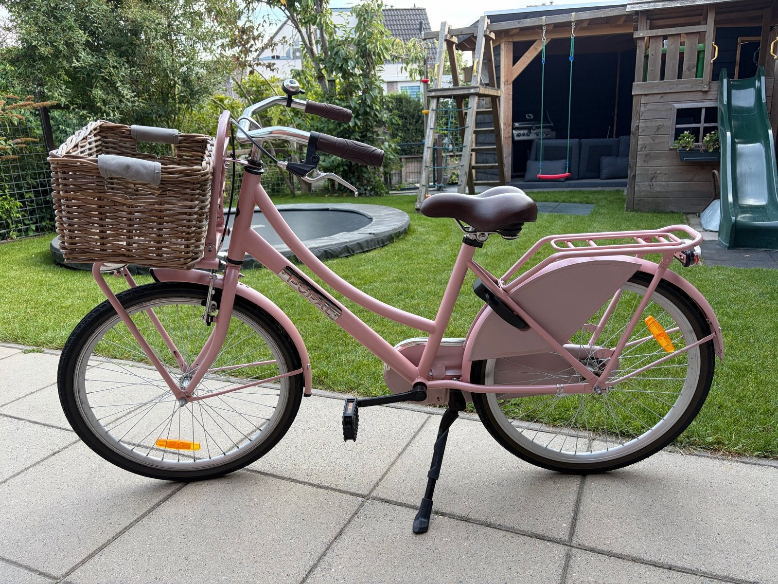 Popal Daily Dutch Basic 24 inch meisjesfiets, Fietsen en Brommers, Fietsen | Meisjes, Ophalen, 24 inch, Velgrem, Handrem