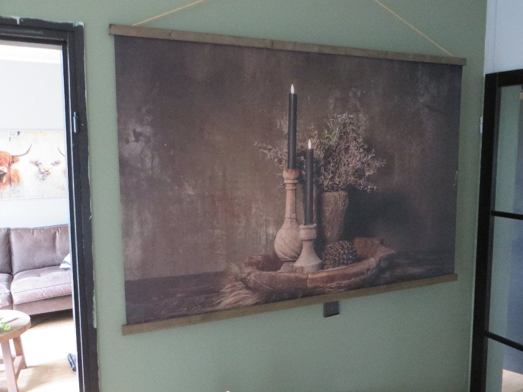 Wanddoek, Industrieel, Ophalen, Zo goed als nieuw, Wandkleed