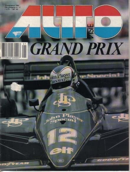 Autovisie 17 1984 : Ferrari 512 Testarossa - F1 Nederland, Ophalen of Verzenden, Gelezen, Algemeen