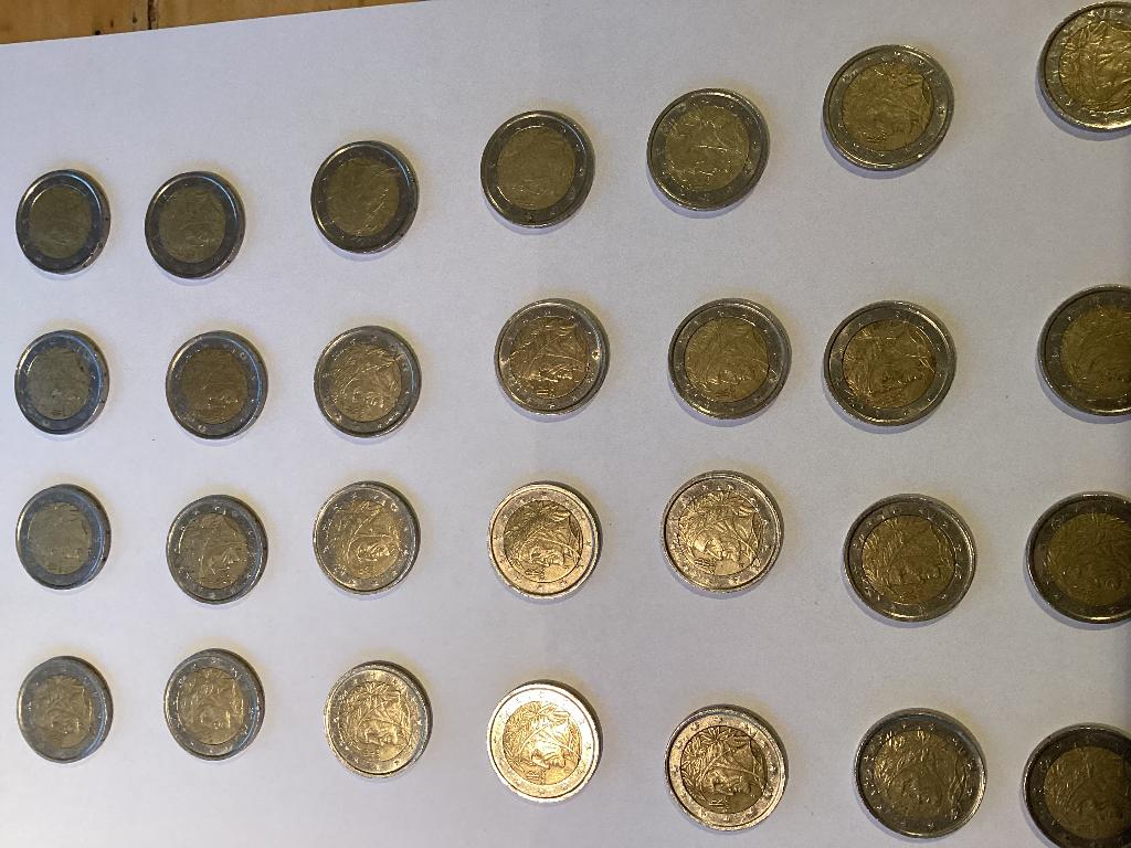 2 euro munten Dante alieghieri, Postzegels en Munten, Munten | Europa | Euromunten, Ophalen, Overige landen, 2 euro, Setje