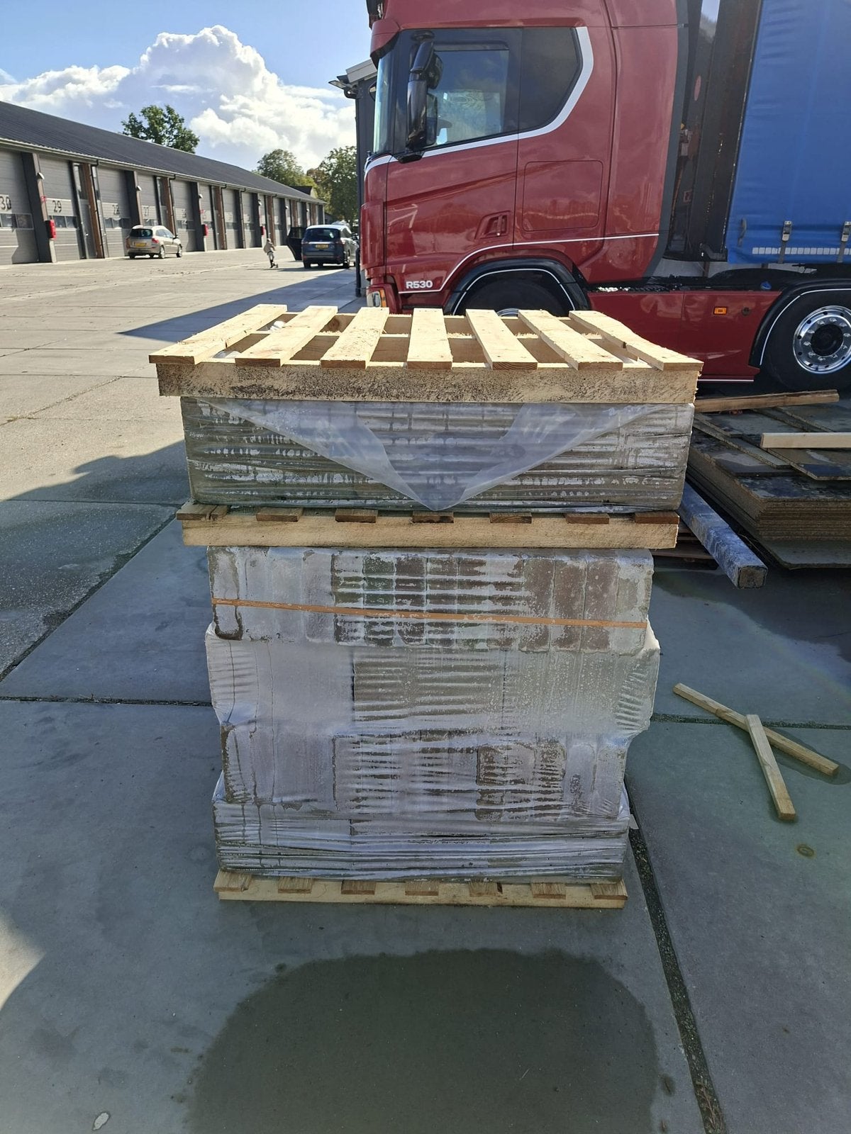 Trommelstenen 30x20x6, Ophalen, Nieuw, 10 m² of meer, Beton