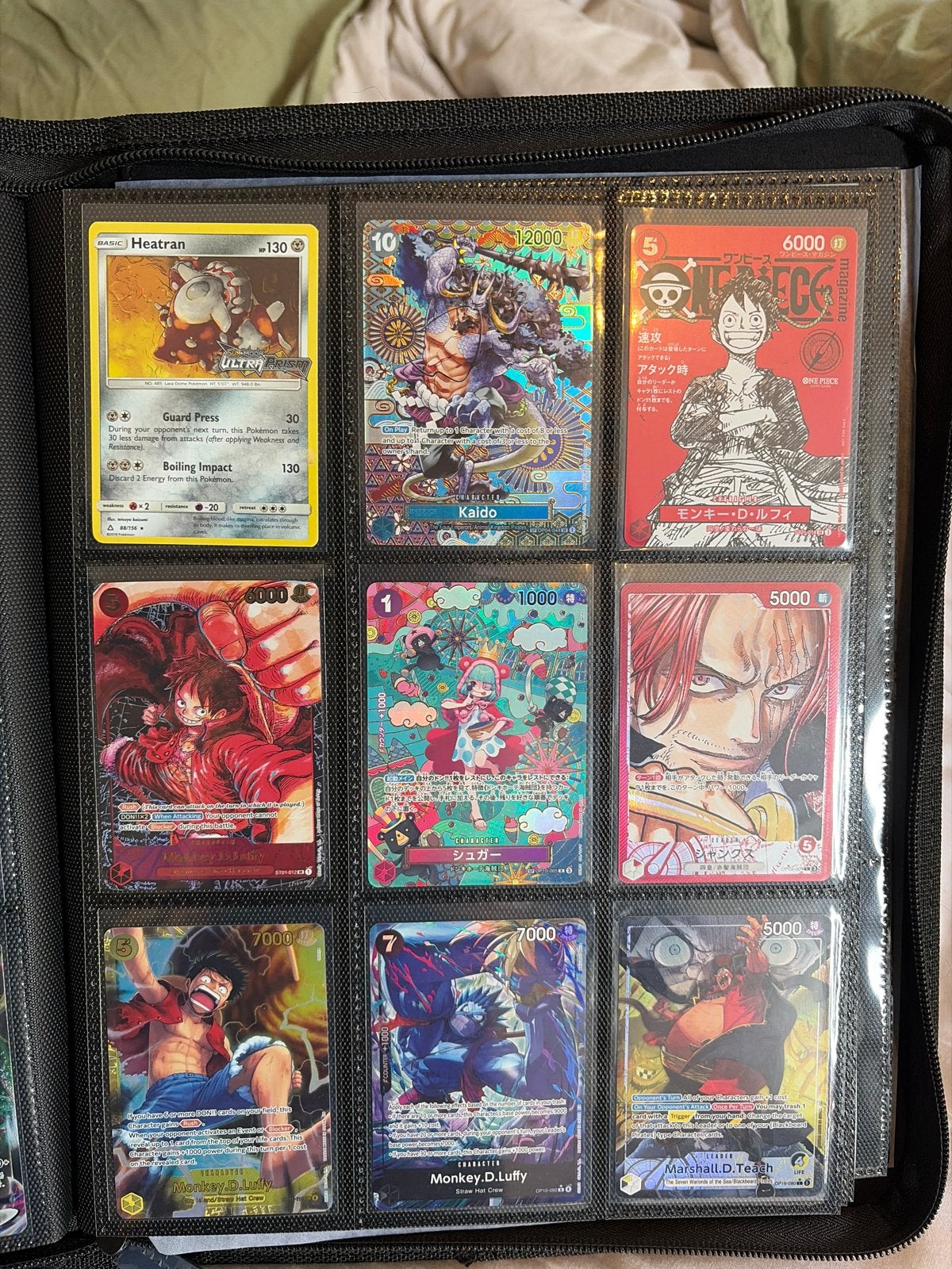 One Piece en Pokémon kaarten verzameling, Hobby en Vrije tijd, Verzamelkaartspellen | Magic the Gathering, Ophalen, Zo goed als nieuw