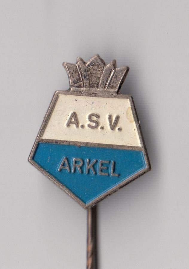 Voetbal ASV Arkel speldje, Verzamelen, Gebruikt, Niet vindbaar, Niet vindbaar, Speldje of Pin