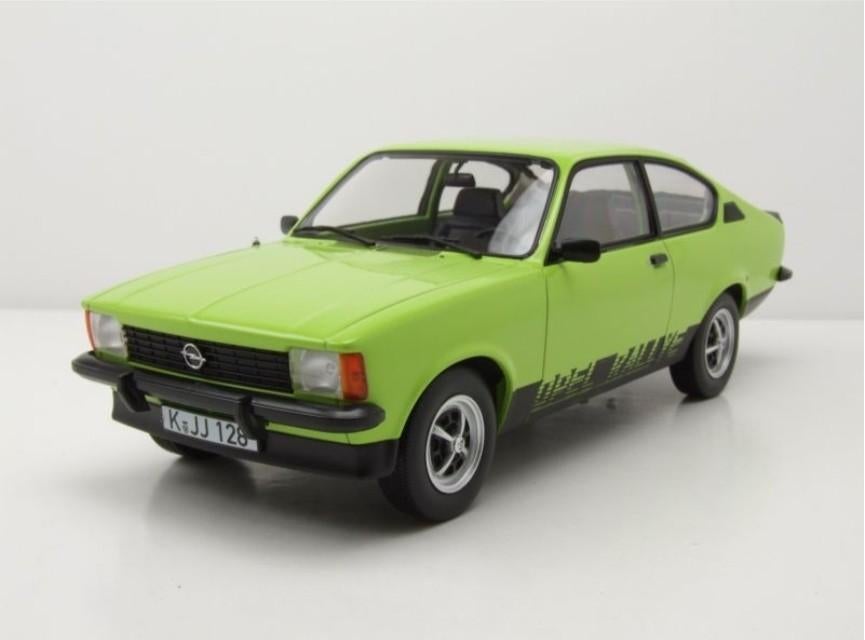1:18 Opel Kadett C  Coupé  2.0 Ralley uit 1977 Groen Norev, Ophalen of Verzenden, Nieuw, Auto, Norev