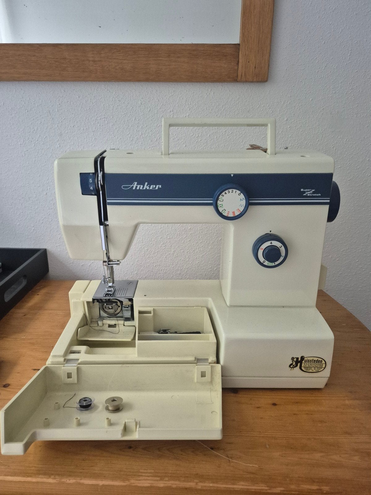 Anker naaimachine - intact, mist stroomkabel, Ophalen of Verzenden, Gebruikt, Naaimachine, Overige merken
