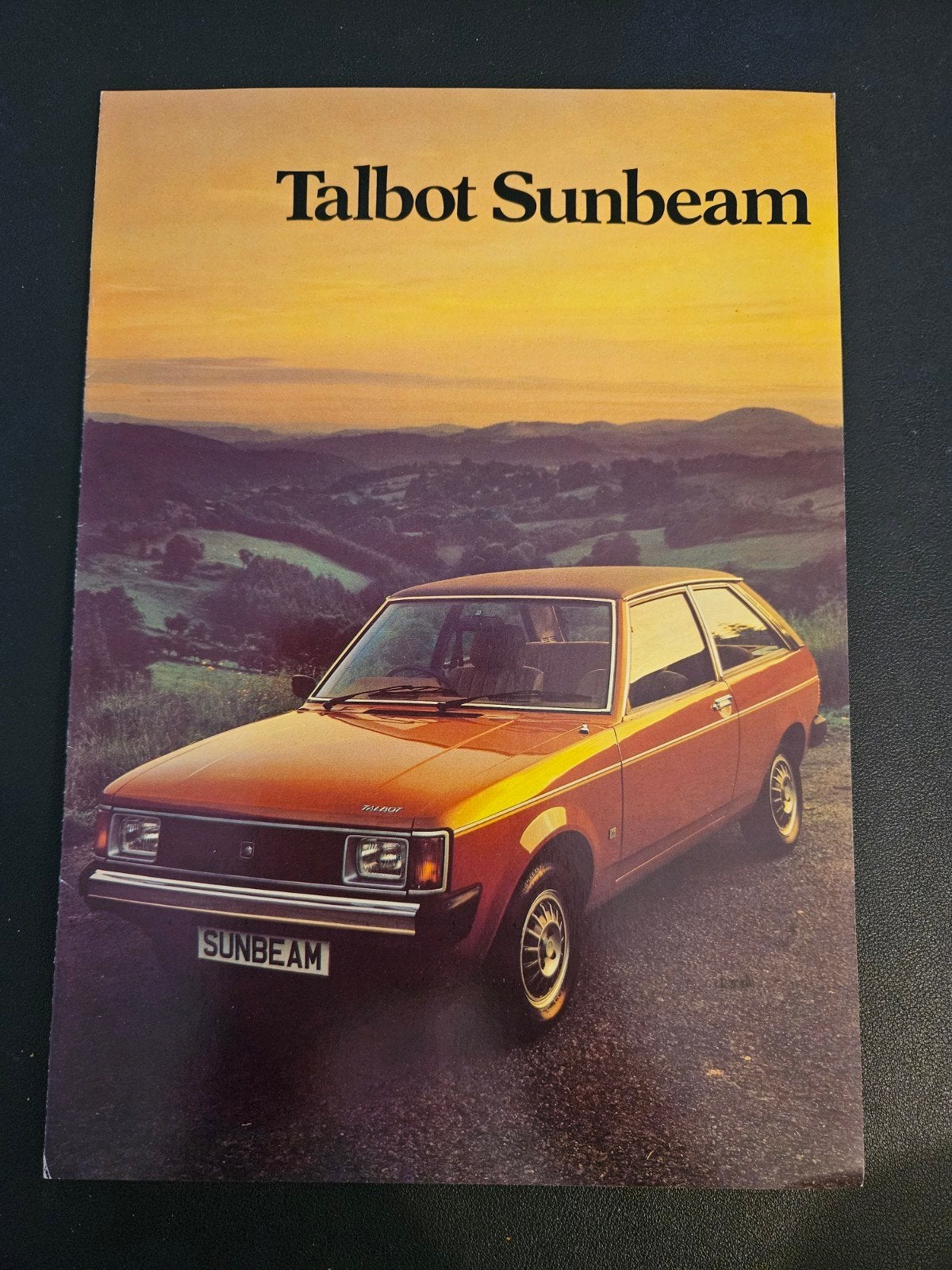 Brochure Talbot Sunbeam 1980 UK, Ophalen of Verzenden, Zo goed als nieuw, Overige merken