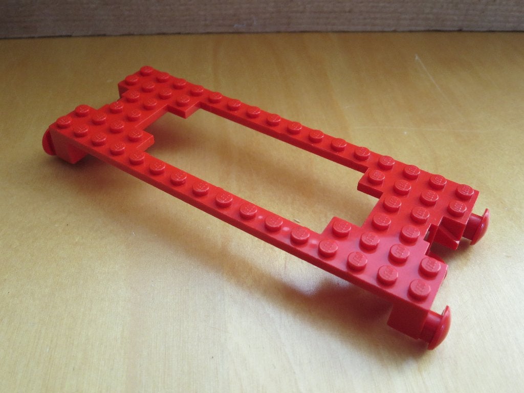 12V Rails Trein Rode Bodemplaat Motorblokje (4178; 12 Volt), Gebruikt, Overige thema's, Lego, Ophalen of Verzenden