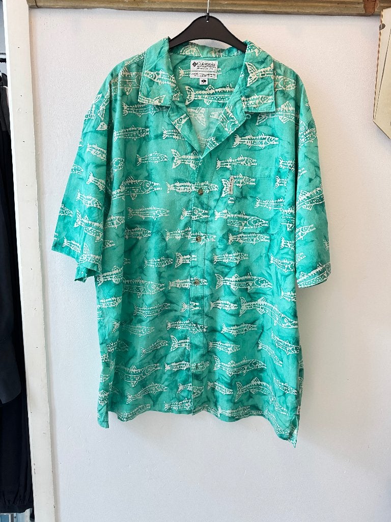 Columbia blouse heren XL, Kleding | Heren, Overhemden, Ophalen of Verzenden, Zo goed als nieuw, Halswijdte 43/44 (XL)
