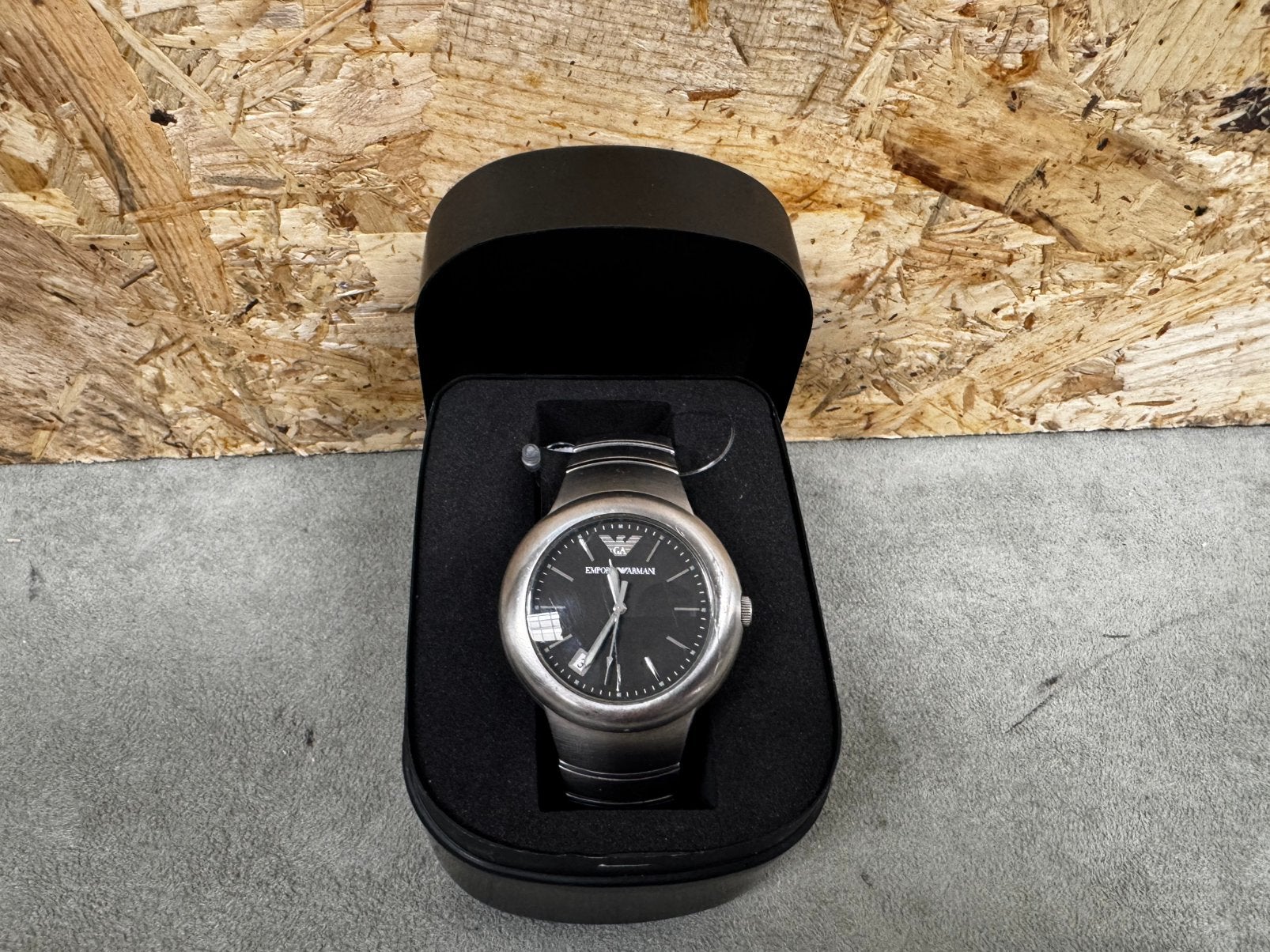 Emporio Armani AR0802 Herenhorloge –Klassiek&Stijlvol - ReK4, Staal, Polshorloge, X, Ophalen