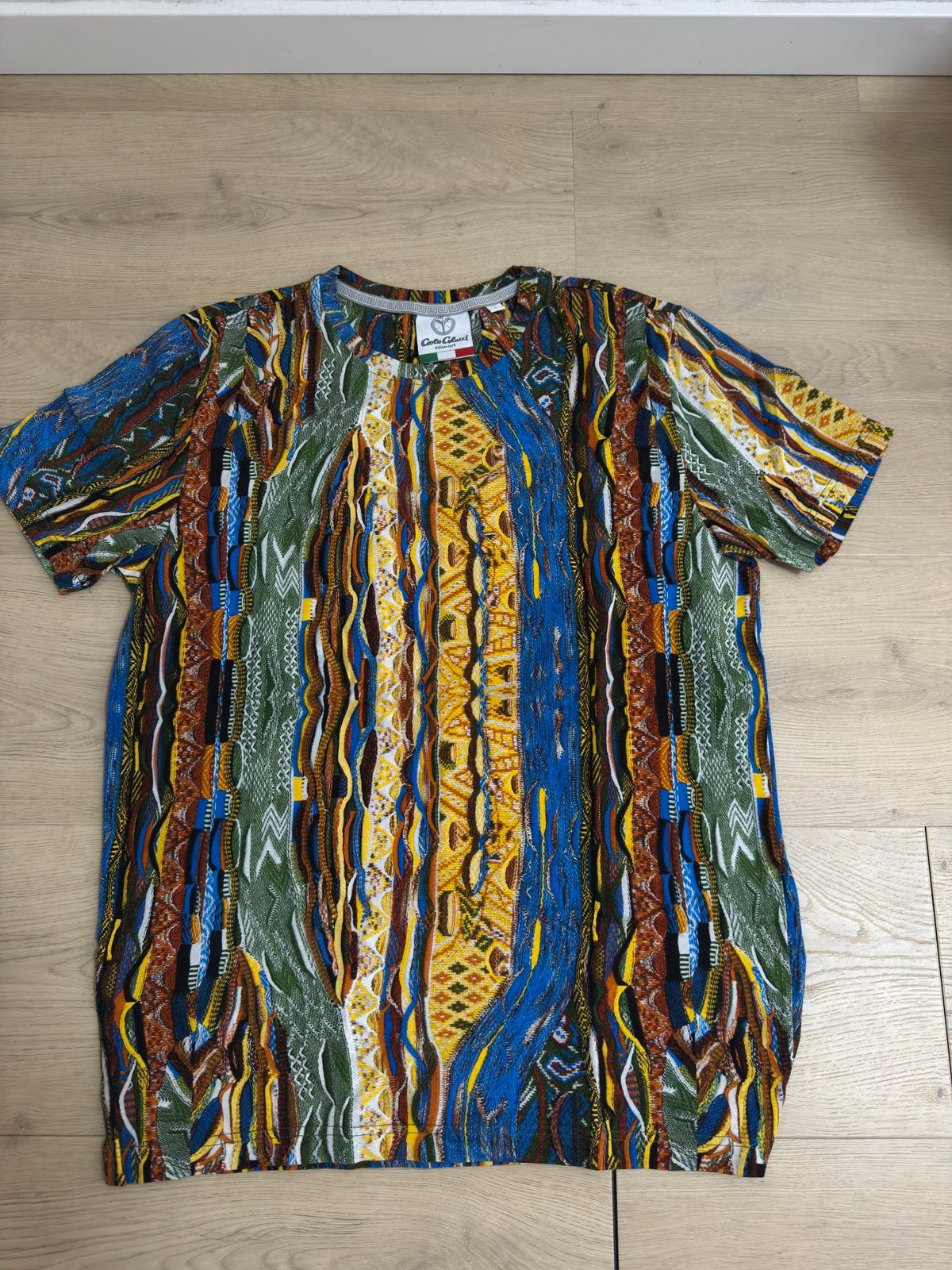 Carlo Colucci T-shirt L, Kleding | Heren, T-shirts, Ophalen of Verzenden, Zo goed als nieuw, Maat 52/54 (L), Meerkleurig