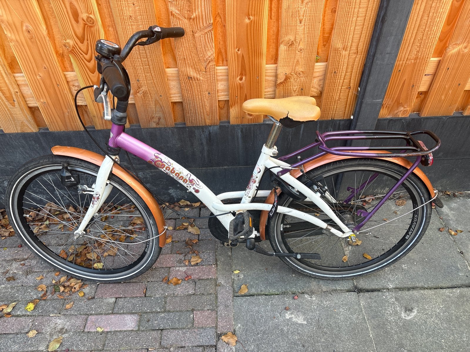 Batavus Gabana meisjesfiets - Gebruikt, Ophalen of Verzenden, Gebruikt, 24 inch, Versnellingen