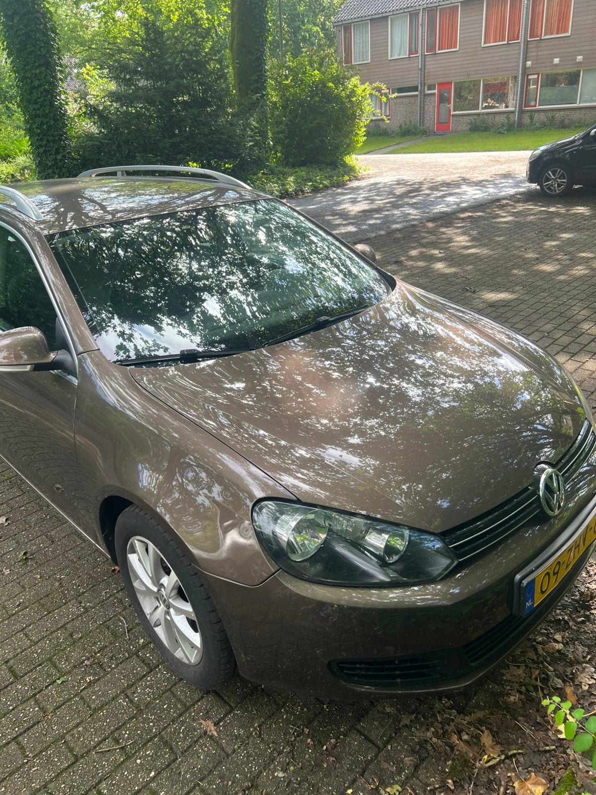 Volkswagen Golf 1.2 TSI 77KW Variant DSG 2012 Bruin, Auto's, Zwart, Overige bekleding, 49 €/maand, Origineel Nederlands