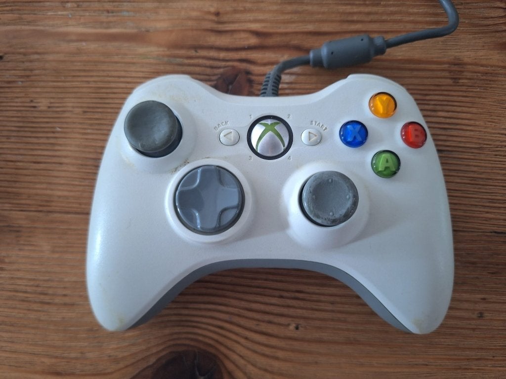 Originele Xbox 360 controller met draad, Spelcomputers en Games, Ophalen, Gebruikt, Controller, Xbox 360