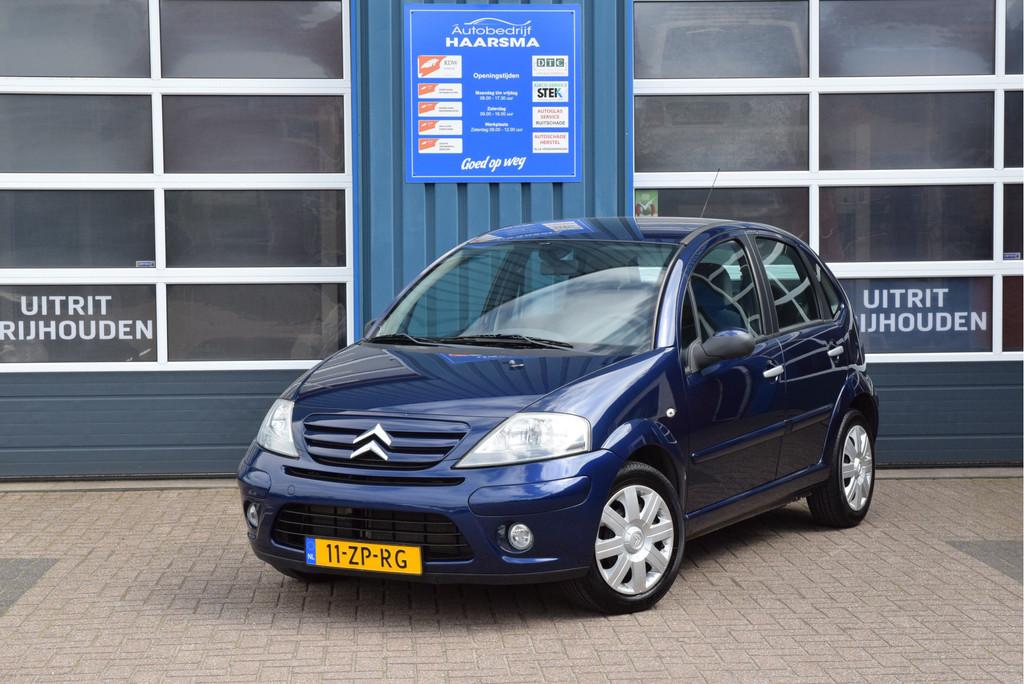 Citroën C3 1.4i-16V Ambiance Automaat Cruise-control, 4 cilinders, Blauw, Bedrijf, Grijs