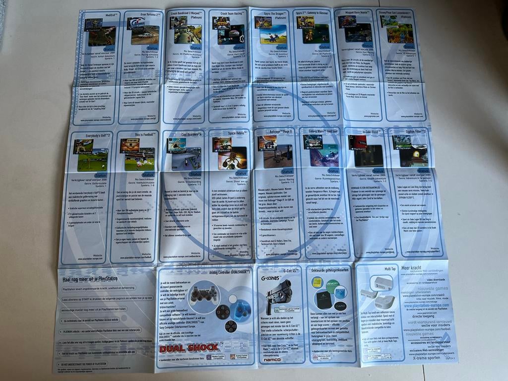 PlayStation Demo Disc + poster, Spelcomputers en Games, Games | Sony PlayStation 1, Avontuur en Actie, Gebruikt, Vanaf 18 jaar