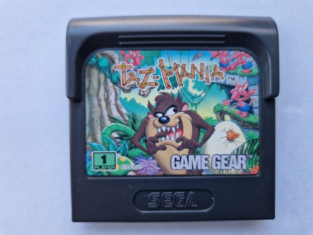 TAZ-MANIA, Gebruikt, Game Gear, 1 speler, Racen en Vliegen