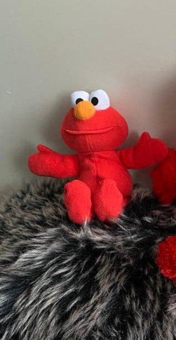 Elmo Sesamstraat knuffel 20 cm, Verzenden, Zo goed als nieuw, Overige typen