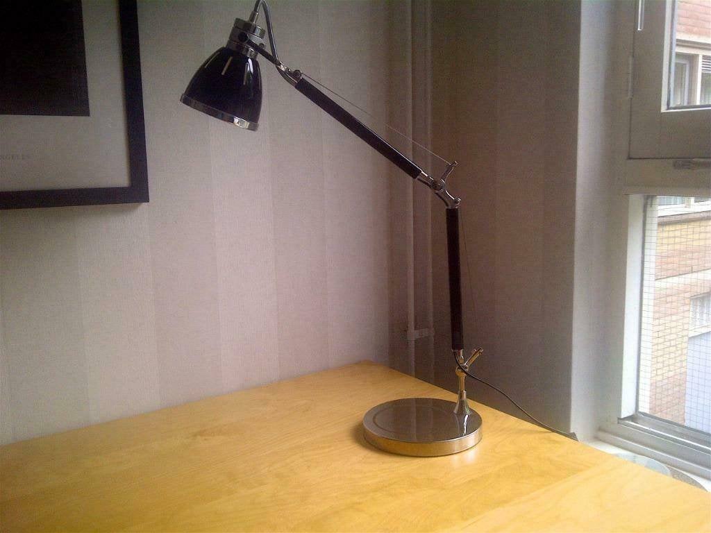 Flexibele office lamp Grundig, Zilver, Ophalen of Verzenden, Verstelbaar