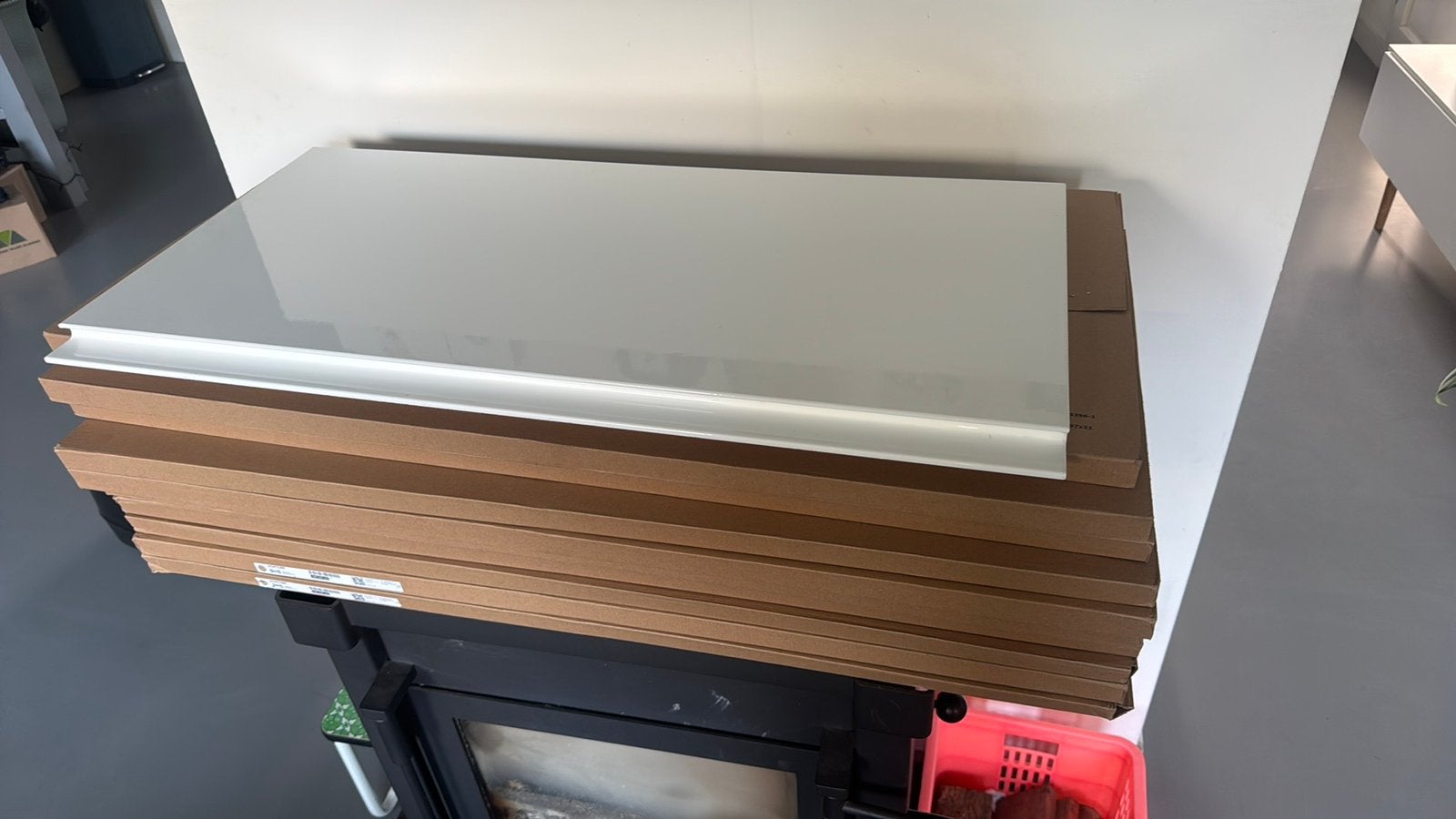 Ikea voxtorp lade fronten hoogglans wit, Ophalen, Gebruikt, Wit, Overige typen