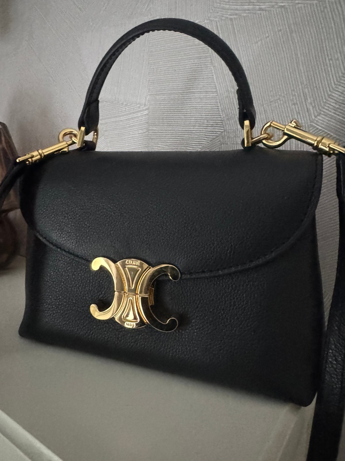 Celine Tas Nieuw, Ophalen, Zo goed als nieuw, Zwart, Schoudertasje
