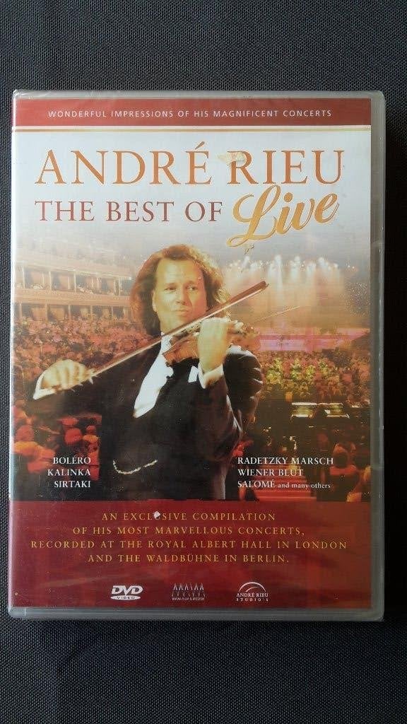 DVD André Rieu the best of live nieuw in de verpakking, Alle leeftijden, Ophalen of Verzenden, Nieuw in verpakking