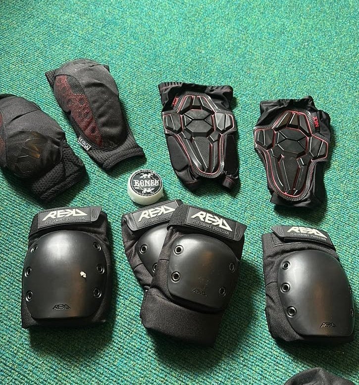 Skateboarding gear tiener/volwassen, Ophalen of Verzenden, Zo goed als nieuw, Bescherming
