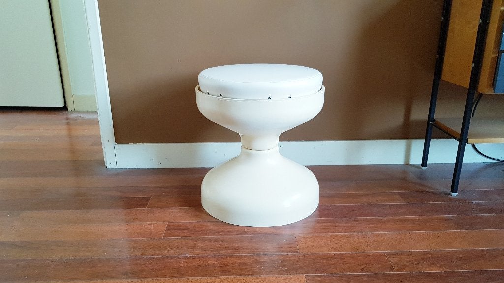 Kartell Rocchetto kruk Space Age jaren 60, Huis en Inrichting, Minder dan 45 cm, Gebruikt, Rond, Ophalen of Verzenden