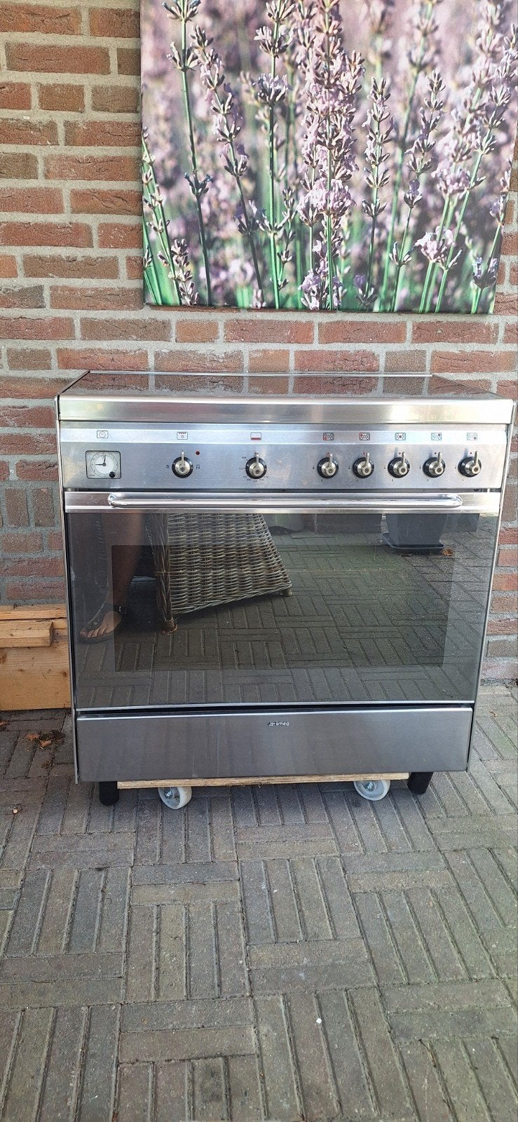 Smeg Fornuis 80 cm breed, Witgoed en Apparatuur, Fornuizen, Ophalen, Gebruikt, 60 cm of meer, Gas