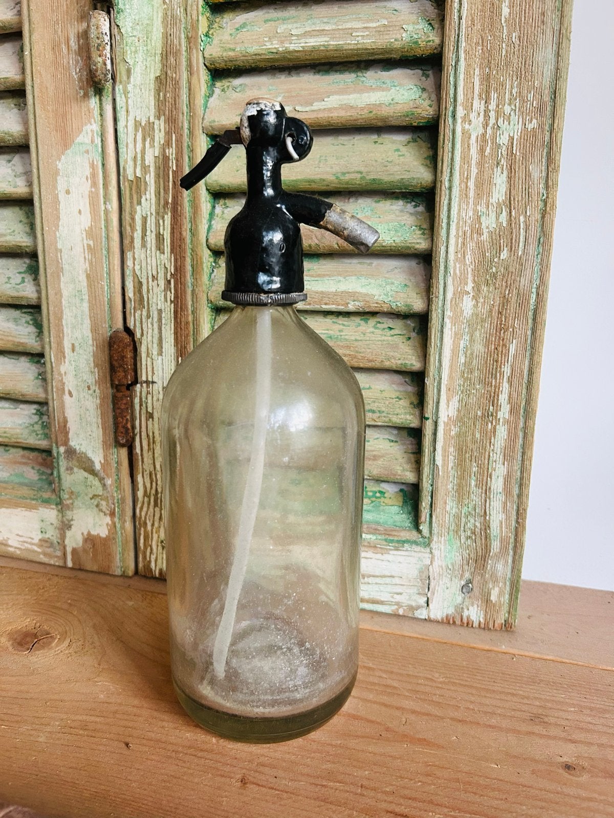 Oude Brocante Spuitfles - oud-Beijerland, Ophalen