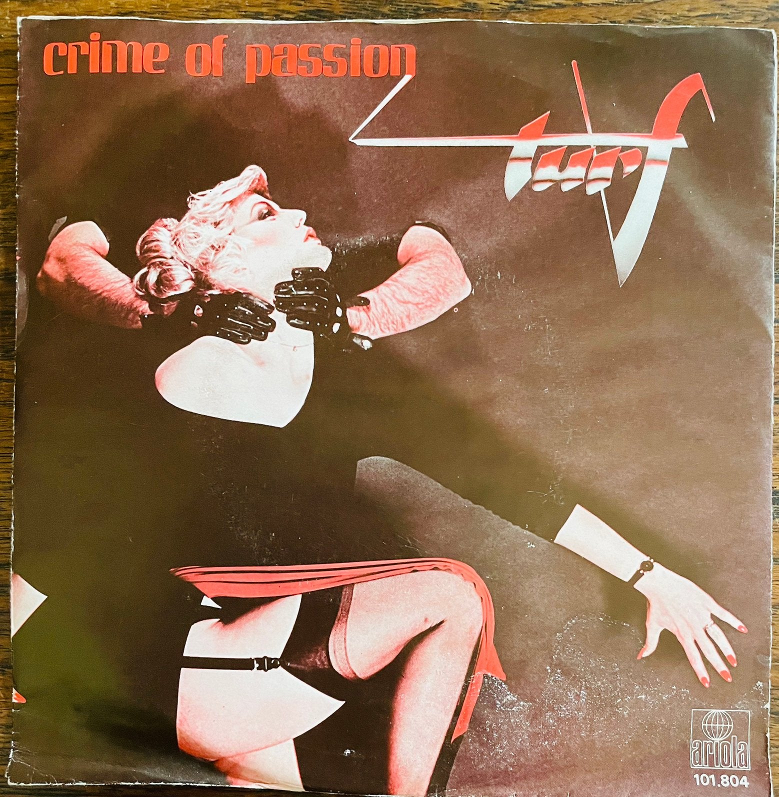 Turf Crime Of Passion uit 1980, Originele persing, 7 inch, Ophalen of Verzenden, Zo goed als nieuw